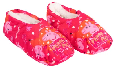 Obrázek produktu pro Peppa Wutz baleríny pro dívky ABS zimní pantofle s podšívkou dětské pantofle pantofle růžové 31-34