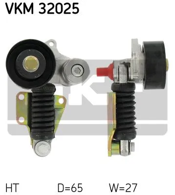 Produktbild von SKF VKM 32025 Spannrolle Keilrippenriemen für ALFA ROMEO 156 (932) für LANCIA THESIS (841AX)