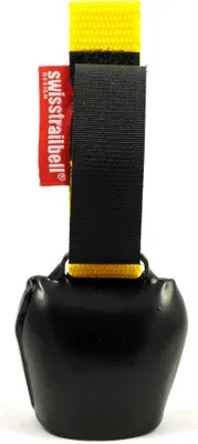Produktbild von swisstrailbell® "Black Trailday" Deep Black Edition, gelbes Band, Trailbell.