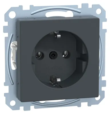 Produktbild von Merten MEG2301-0414, Typ F, Anthrazit, 250 V, 16 A, 1 Stück(e)
