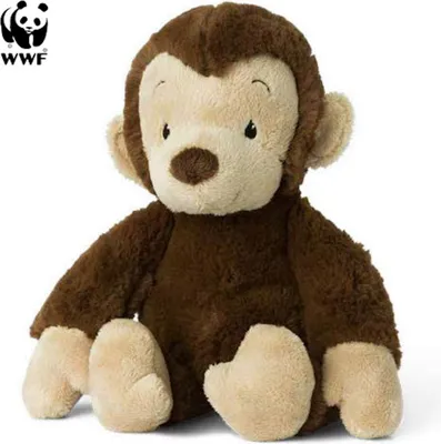 Obrázok produktu pre Klub mláďat WWF - opička Mago (hnedá, 29 cm) plyšová hračka pre batoľatá