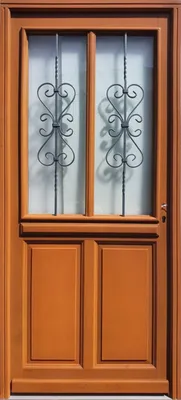 Image de Porte d'entree Bois vitree, SyraH H215 x L90 p.Gauche Cote Tableau