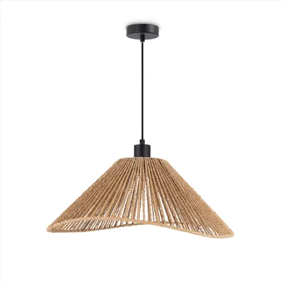 Produktbild von LED Pendelleuchte Esszimmer Pendellampe Wohnzimmer Küche Papier Boho Style E27
