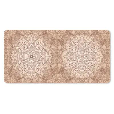 Produktbild von MuchoWow® Mauspad Mousepad Henna - Mandala - Schablonen 60x30 cm - Mousepads - Maus Mat - Pad - Mausunterlage - Nachhaltig