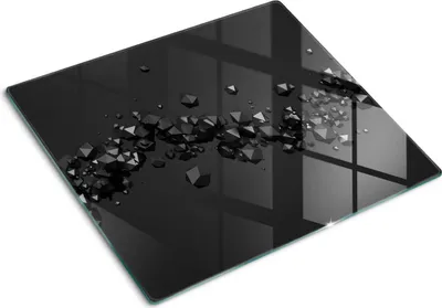 Obrázek produktu pro Kryt varné desky – Kryt na indukční desku – Ochranná skleněná deska – 60x52 cm – Skleněné ochranné desky na sporák –Tvrzené sklo –3D