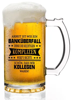 Produktbild von Lustige Biergläser für Kollegen