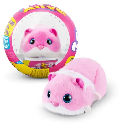 Produktbild von Pets Alive Hamster Mania von ZURU, Pink Hamster, Pet Nurture, Kuscheltier, Real