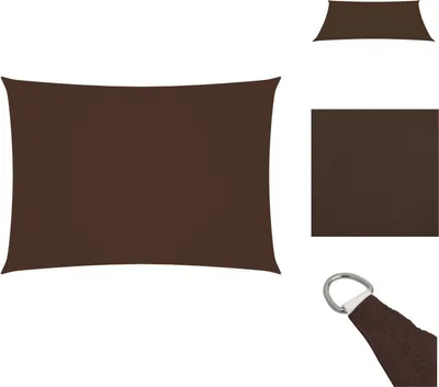 Produktbild von vidaXL Sonnensegel Oxford-Gewebe Rechteckig 2x4 m Braun - Sonnenschirme & Sonnenschutze