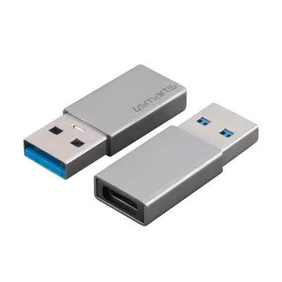 Produktbild von 4smarts Passiver Adapter USB-A 3.0 auf USB-C 2er Set