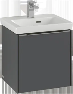 Image de Villeroy & Boch Subway 3.0 armoire sous lavabo, 1 porte butée à droite, 423x429x378mm, C58201AF
