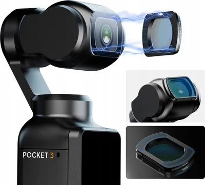 Imagen del producto de Filtro Black Mist 1/4 para objetivo de cámara DJI OSMO POCKET 3 / Ulanzi PK-01