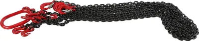 Immagine prodotto di Imbracatura a catena di sollevamento, catena di sollevamento 6mm, catena di sollevamento, catena di sollevamento 4T, imbracatura a catena di sollevamento 2 metri, catena di sollevamento per gru
