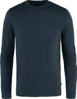 Produktbild von Fjällräven Herren Abisko Wool Langarmshirt Dark Navy L