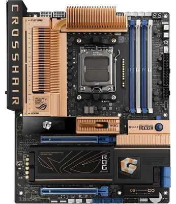 Zdjęcie produktu dla ASUS ROG CROSSHAIR 2006, AMD, Gniazdo AM5, AMD Ryzen 7000 Series, AMD Ryzen 8000 Series, AMD Ryzen 9000 Series, Gniazdo AM5, DDR5-SDRAM, 256 GB