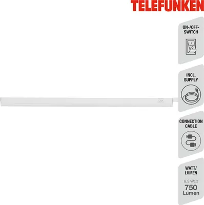 Produktbild von LED Unterbauleuchte 8,3 W weiß Kunststoff Telefunken