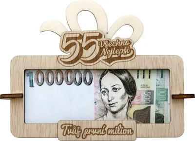 Obrázek produktu pro Tabulka na peníze Tvůj první milion k 55