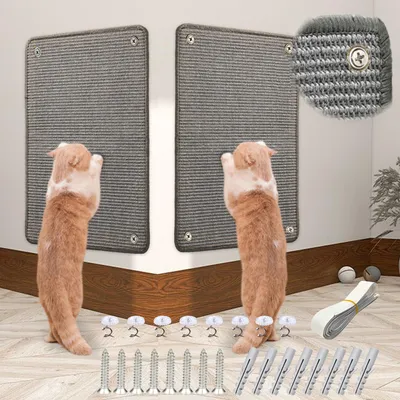 Produktbild von 2 Stück Kratzmatten für Katzen