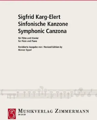 Obrázek produktu pro Sinfonische Kanzone, Bearbeitung für Flöte und Klavier