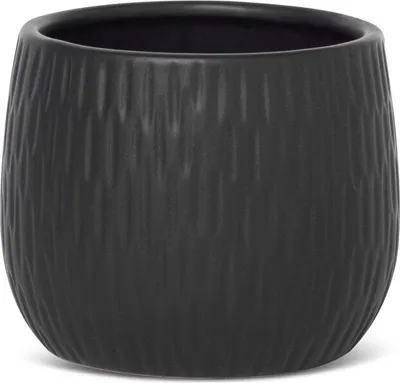 Produktbild von Donica ceramiczna MONI czarna 14x12 cm x2 szt.