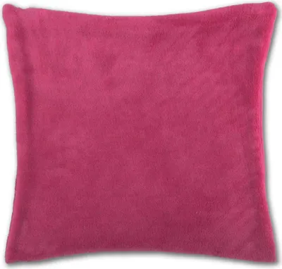 Produktbild von Dekokissen mit Füllung ca. 50x50 cm Pink – weiche Kissenhülle mit Reißverschluss, waschbar, für Wohn- und Schlafzimmer-Deko