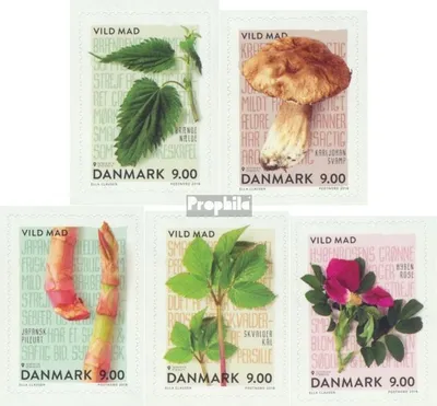 Produktbild von Briefmarken Dänemark 2018 Mi 1958-1962 (kompl.Ausg.) postfrisch Pflanzen