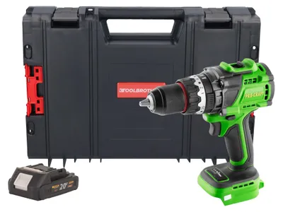 Produktbild von Procraft PA18ProBL-BB Akku Schlagbohrschrauber 20 V 180 Nm Brushless + 1x Akku 2,0 Ah + RHINO Toolcase - ohne Ladegerät