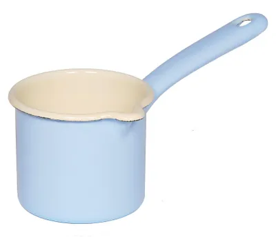 Productafbeelding van Snavelpot met steel 9 cm, pastelblauw, 0,5 liter