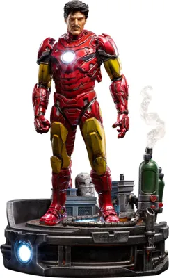 Produktbild von Marvel Deluxe Art Scale Statue 1/10 Iron Man Unleashed 23 cm