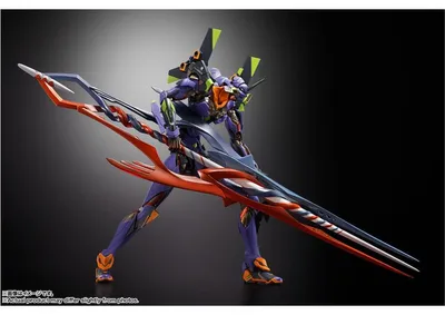 Produktbild von Neon Genesis Evangelion Metal Build Diecast Actionfigur Eva Test Type-01 30th with the Spear of Gaius 22 cm