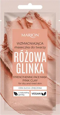 Obrázek produktu pro Marion, Posilující maska na obličej Pink Glinka, 8 ml - Dlouhodobá expirace!