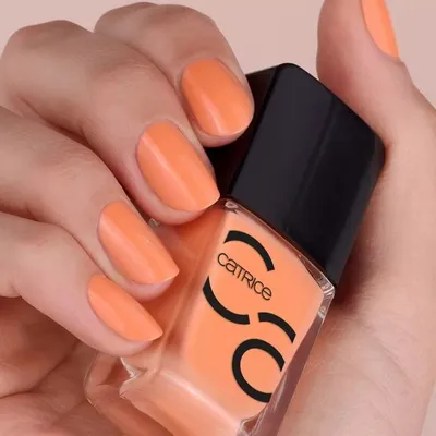 Produktbild von CATRICE ICONAILS Gel Lacquer, 10,5 ml, Pfirsich, Peach Please, Färbung, Glanz, Flasche