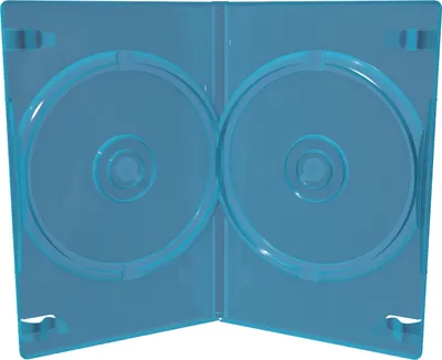 Produktbild von MediaRange Zubehör CD-/DVD-Rohlinge, Blu-ray-Gehäuse, 2 Disks, Blau, Kunststoff, 120 mm, RoHS