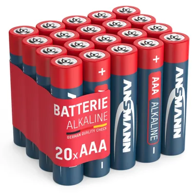 Obrázok produktu pre Ansmann 5015538, Batéria na jedno použitie, Alkalický, 1,5 V, 20 kusov, Viacfarebný, 10,5 mm