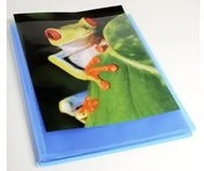 Image de Livret de présentation Chromaline A4 20 pochettes bleu paquet de 5