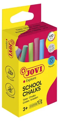 Immagine prodotto di JOVI 1020 JOVI School Chalks Kreide farbsortiert 10 St.