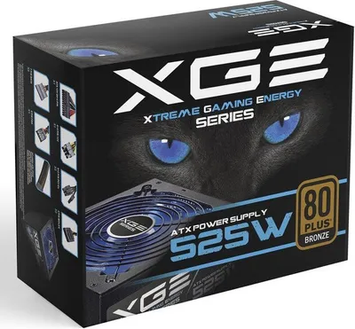 Image de Alimentation pour jeux PC 525w Atx12v V2.31 Apfc Tqxgeii-525sap
