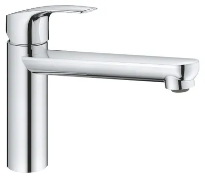 Immagine prodotto di GROHE Eurosmart Mitigeur monocommandé pour évier, saillie 222mm, hauteur moyenne, pour montage devant une fenêtre, orientable, 30617000, 30617000