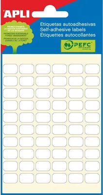 Zdjęcie produktu dla Etykiety samoprzylepne, 8 x 12 Mm, białe - 360 szt