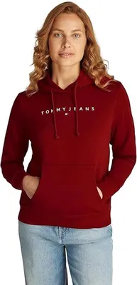 Rot - Größe M - TJW REG LINEAR HOODIE DW0DW17324