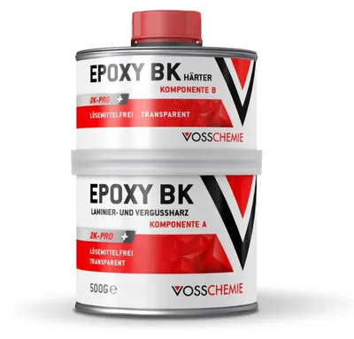 Obrázok produktu pre Epoxidová živica, transparentná 500g, dvojzložková, bez rozpúšťadiel
