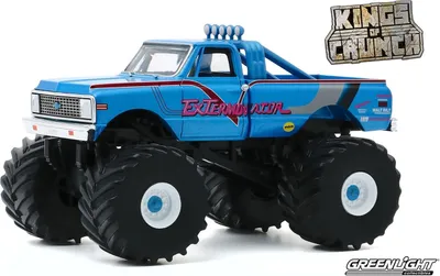 Productafbeelding van CHEVROLET K-10 1972, monster truck, "Kammerjäger", artikelnummer GREEN88033, schaal 1/43, merk GREENLIGHT