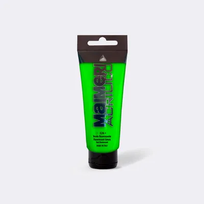 Produktbild von Acrylfarbe MAIMERI Acrilico 75 ml - Fluoreszierendes Grün