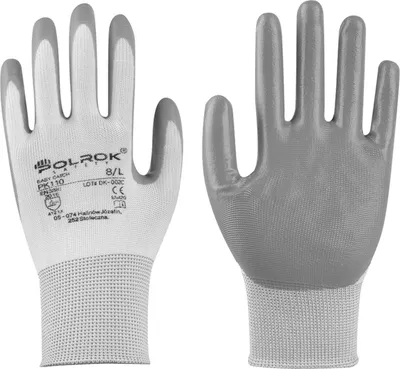 Produktbild von PK 110 Handschuhe grau 08/L NBR