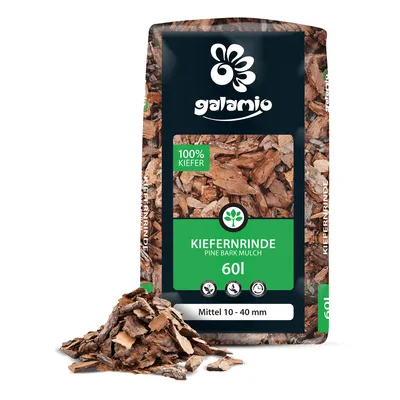 Produktbild von Galamio Rindenmulch Kiefer Mittel 60l