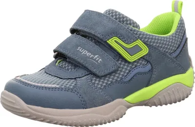 Produktbild von Superfit Storm - Blau / Hellgrün Leder/Synthetik : Normal : 35 Größe: 35 Weite: Normal