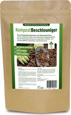 Produktbild von 2 Liter Kompostbeschleuniger mit Mikroorganismen 100% natürlich für 1000 Liter