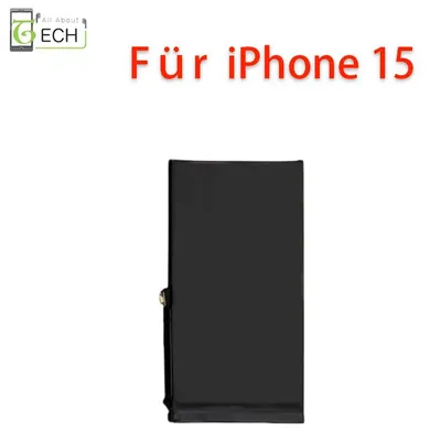 Produktbild von Ersatz Akku für iPhone 15 inkl Kleber 3379mAh Accu Batterie Battery