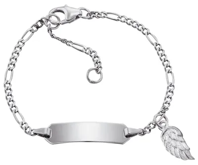 Produktbild von Herzengel Armband HEB-ID-WING Silber Flügel