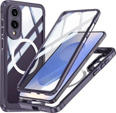 Image de INF Coque antichoc pour Samsung Galaxy S25 Edge Violet foncé