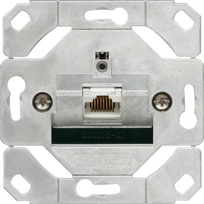 Image de GIRA 245100 Steckdose RJ-45 Aluminium (245100)
